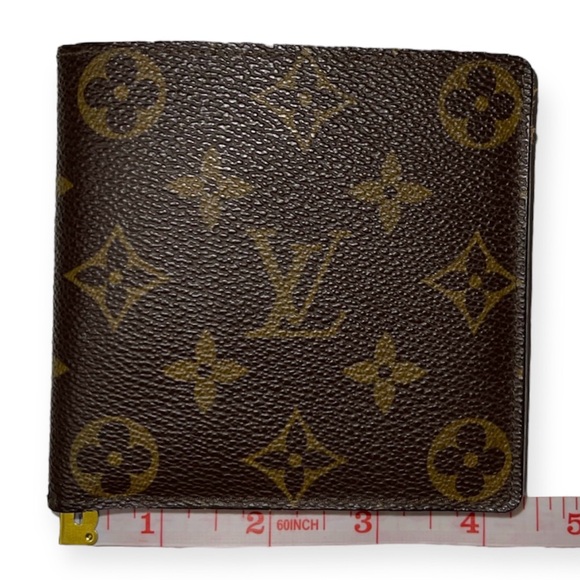 LOUIS VUITTON Monogram Portefeuille Marco Wallet Vintage Bifold Coin Pocket EUC - Picture 11 of 14